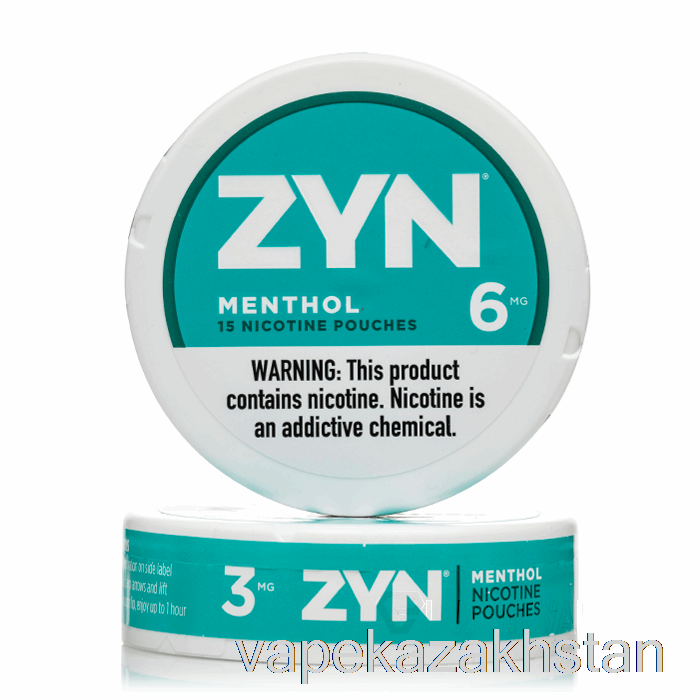 Vape Smoke ZYN Nicotine Pouches - MENTHOL 3mg (5-PACK)